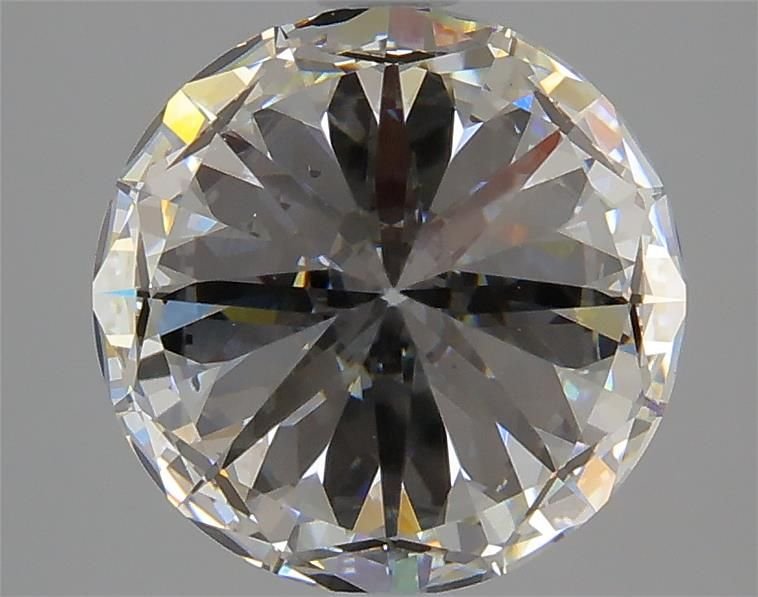 3.29ct F SI1 Rare Carat Ideal Cut Round Lab Grown Diamond