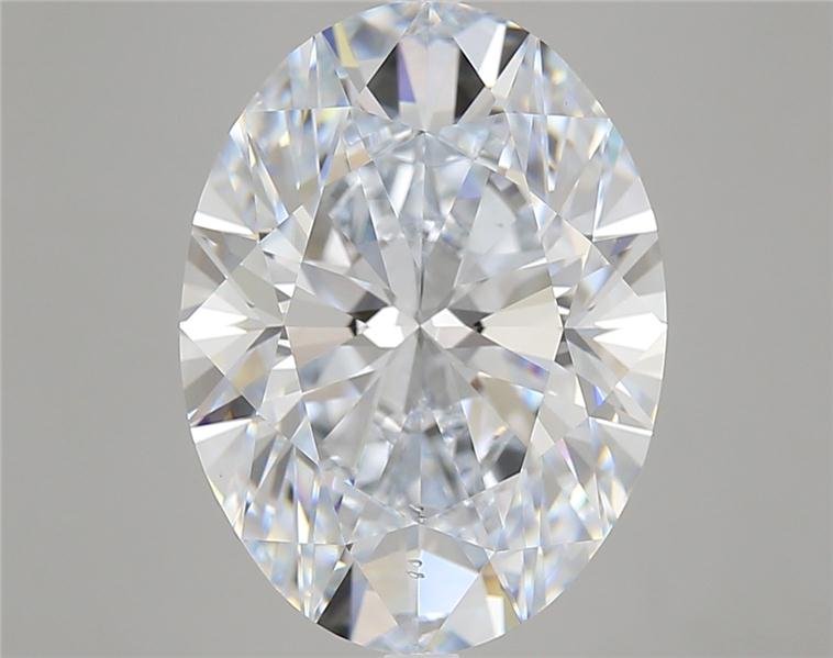 7.92ct F VS2 Rare Carat Ideal Cut Oval Lab Grown Diamond