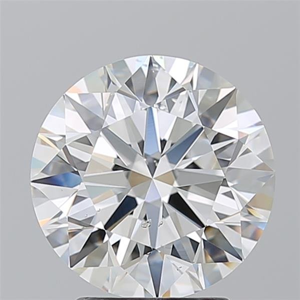 3.26ct I SI2 Rare Carat Ideal Cut Round Diamond