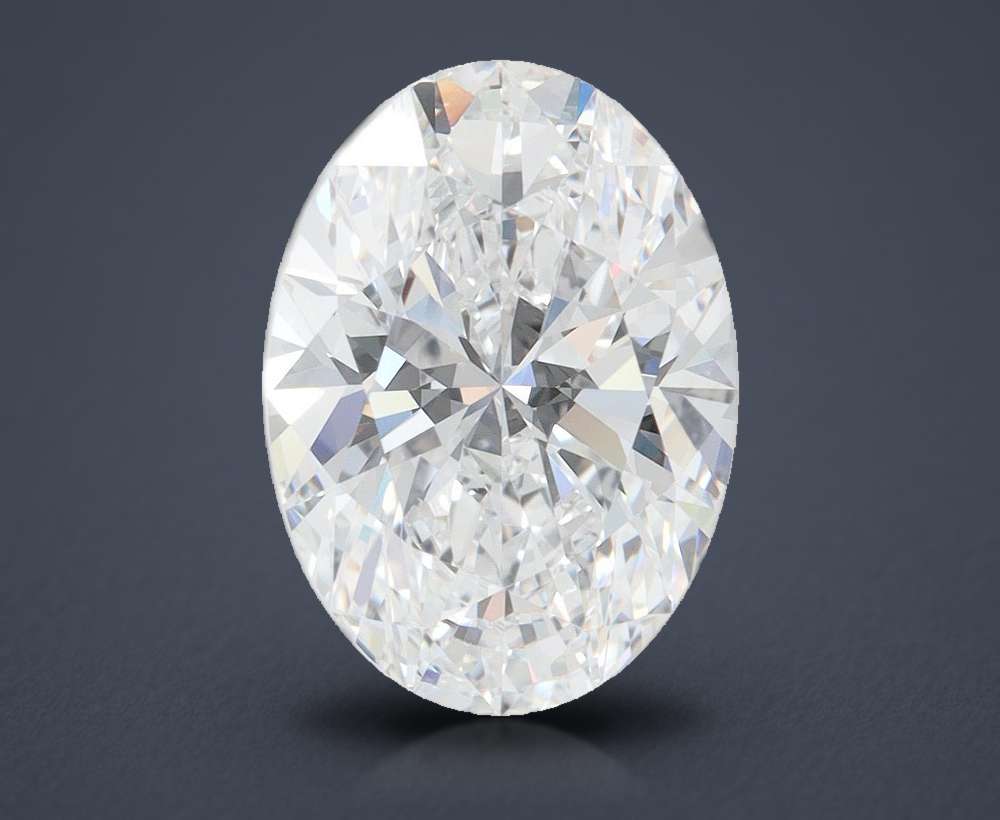 3.44 Carat Oval Lab Diamond