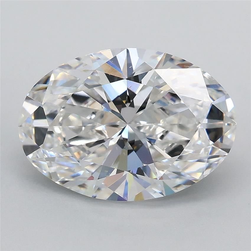 3.00ct E VS2 Rare Carat Ideal Cut Oval Lab Grown Diamond