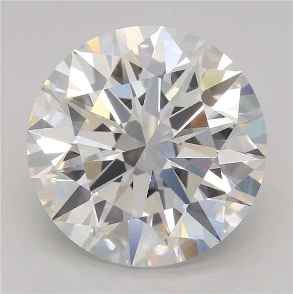 5.05ct G VVS2 Rare Carat Ideal Cut Round Lab Grown Diamond