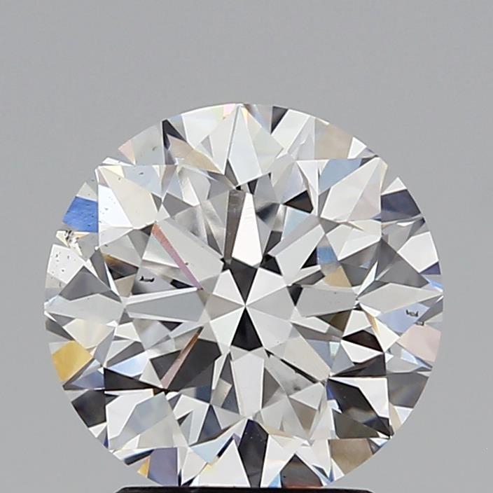 2.54ct F SI1 Very Good Cut Round Lab Grown Diamond