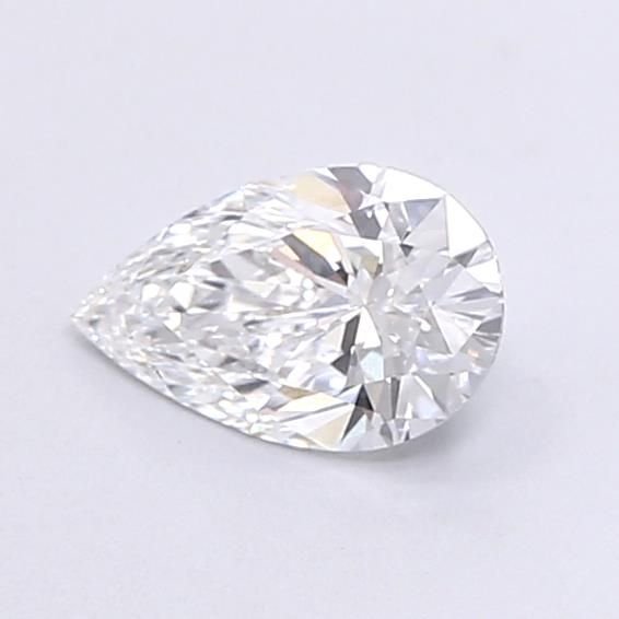 0.64ct D VVS2 Rare Carat Ideal Cut Pear Lab Grown Diamond