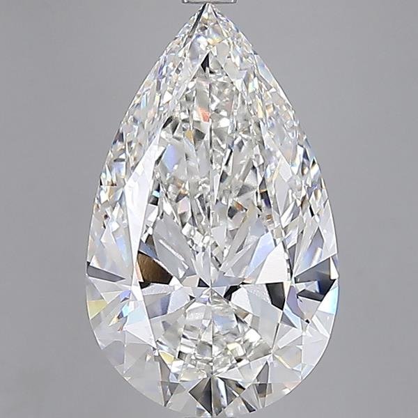 15.02ct F VVS2 Rare Carat Ideal Cut Pear Lab Grown Diamond