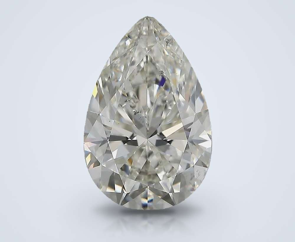 1.70 Carat Pear Natural Diamond