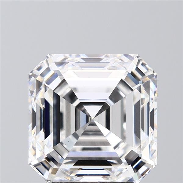 4.09ct D VS1 Rare Carat Ideal Cut Asscher Lab Grown Diamond