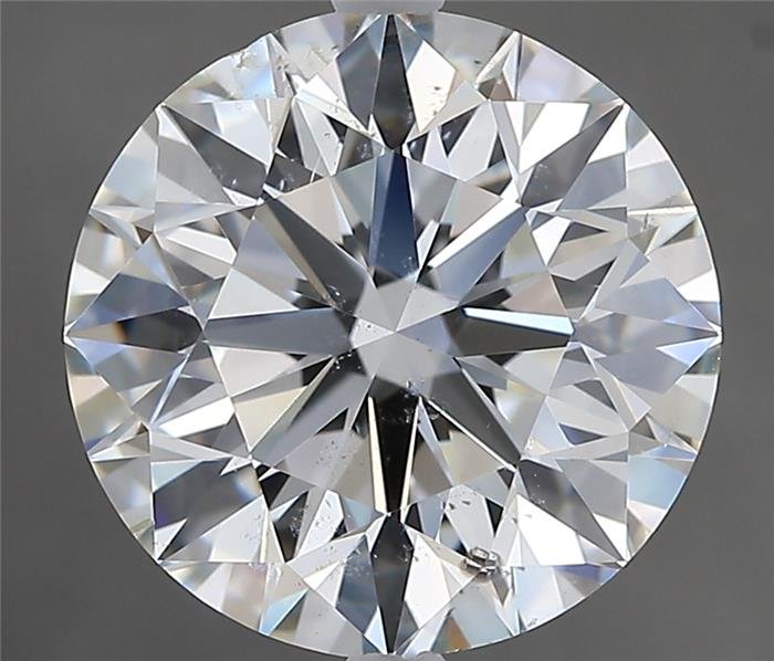 4.50ct H SI2 Rare Carat Ideal Cut Round Diamond