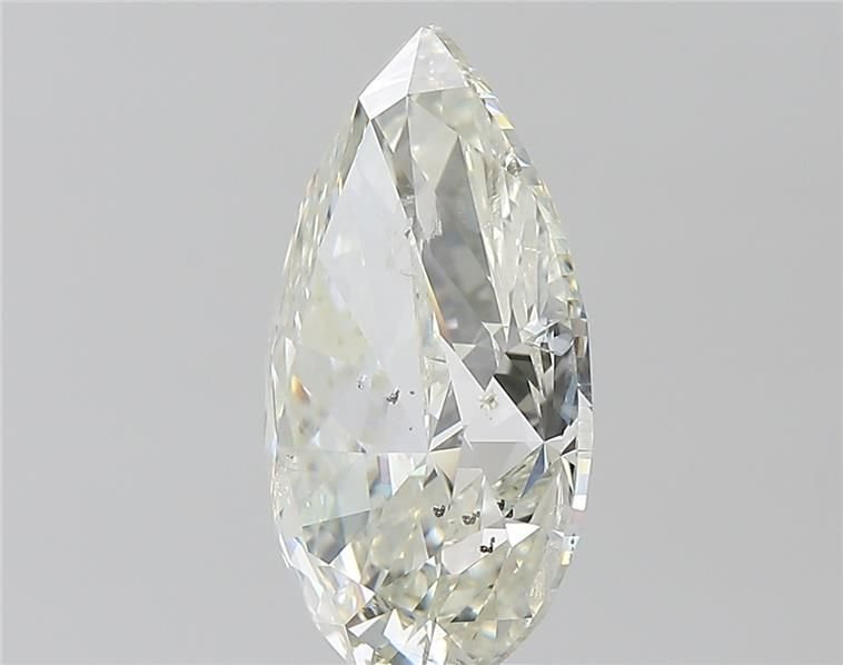 5.01ct J SI2 Rare Carat Ideal Cut Pear Diamond