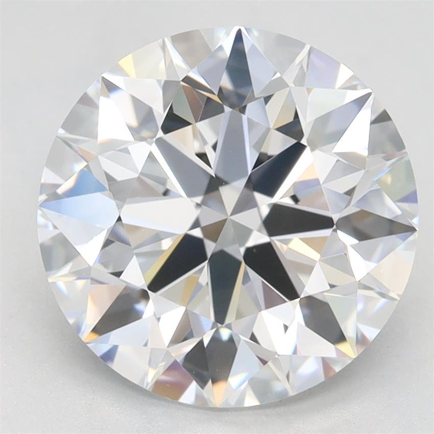 3.07ct D VVS1 Rare Carat Ideal Cut Round Lab Grown Diamond