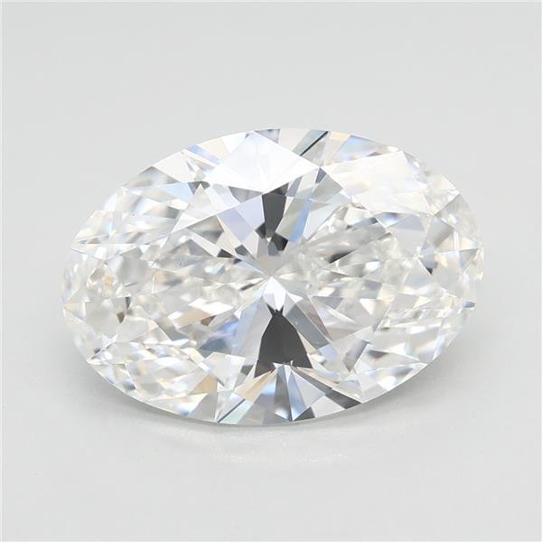 3.03ct E VS1 Rare Carat Ideal Cut Oval Lab Grown Diamond