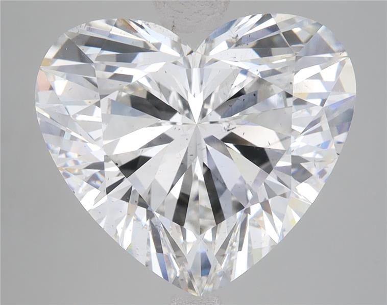 8.27ct F SI1 Rare Carat Ideal Cut Heart Lab Grown Diamond