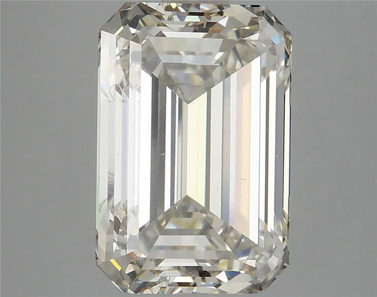 5.83ct J VS2 Excellent Cut Emerald Lab Grown Diamond