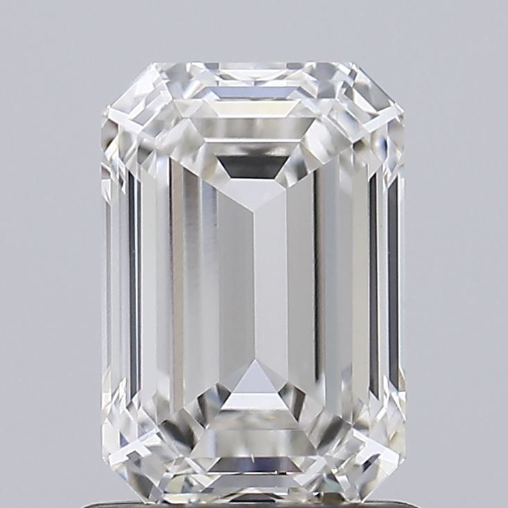1.18ct H VS1 Rare Carat Ideal Cut Emerald Lab Grown Diamond