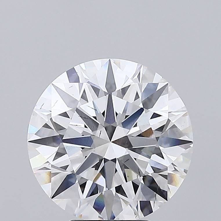 6.03ct F SI1 Rare Carat Ideal Cut Round Lab Grown Diamond