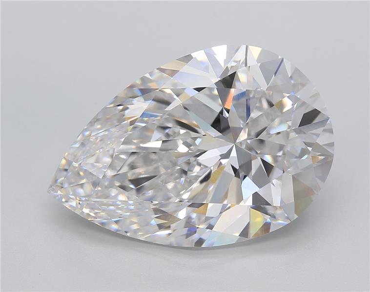 12.00ct E VVS2 Rare Carat Ideal Cut Pear Lab Grown Diamond