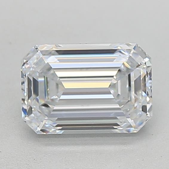 1.57ct E VVS2 Rare Carat Ideal Cut Emerald Lab Grown Diamond