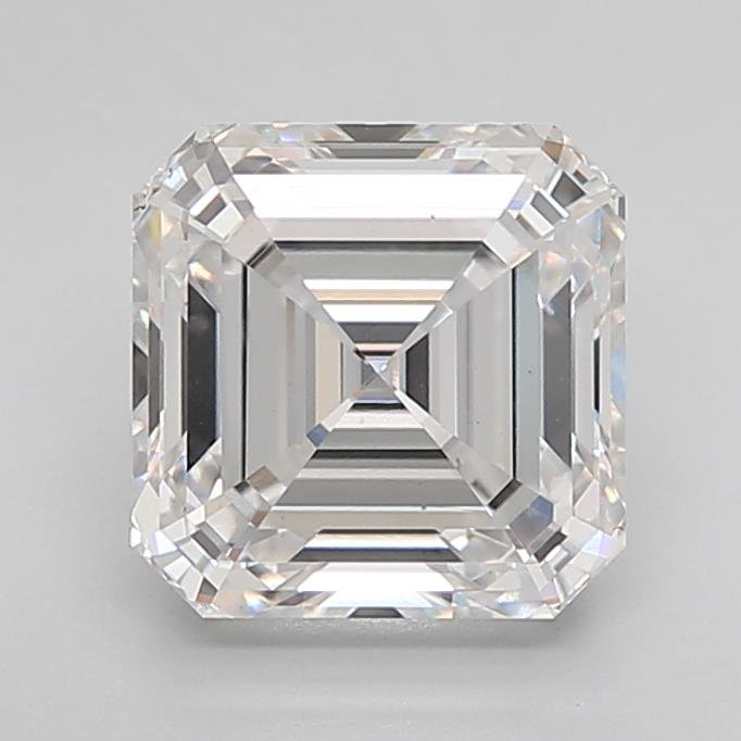 3.05ct E VS2 Rare Carat Ideal Cut Asscher Lab Grown Diamond