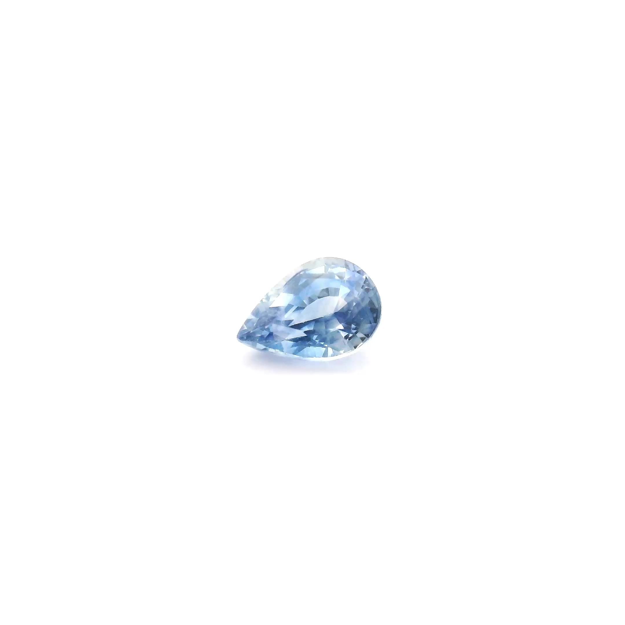 0.56 Carat Blue Pear Sapphire