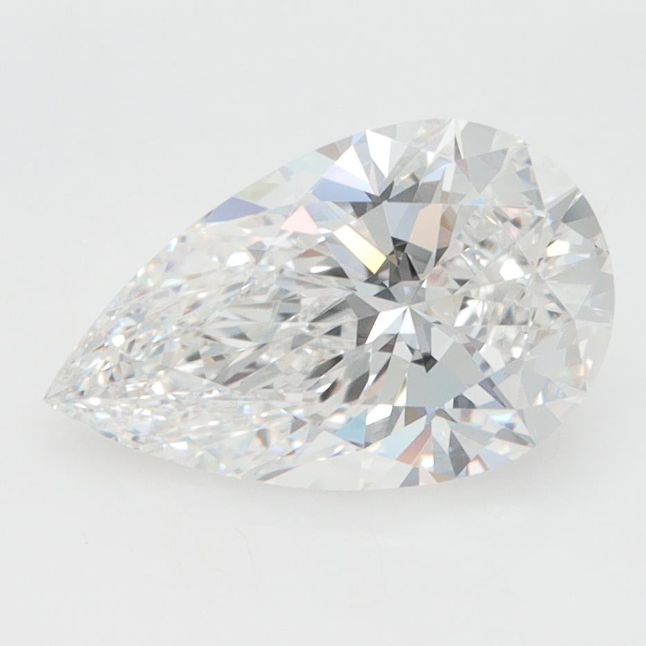 2.09ct E VVS2 Rare Carat Ideal Cut Pear Lab Grown Diamond