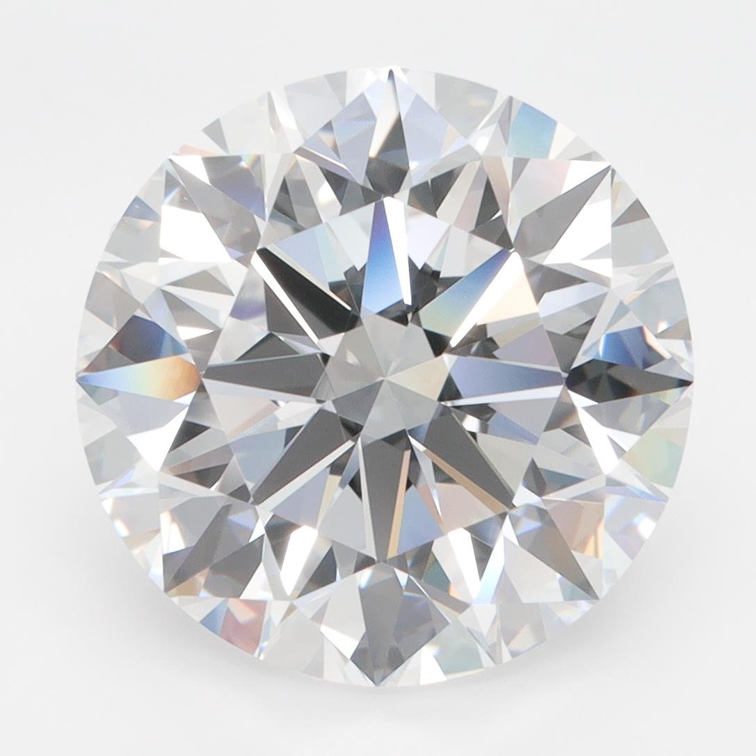 7.05ct D VVS1 Rare Carat Ideal Cut Round Lab Grown Diamond