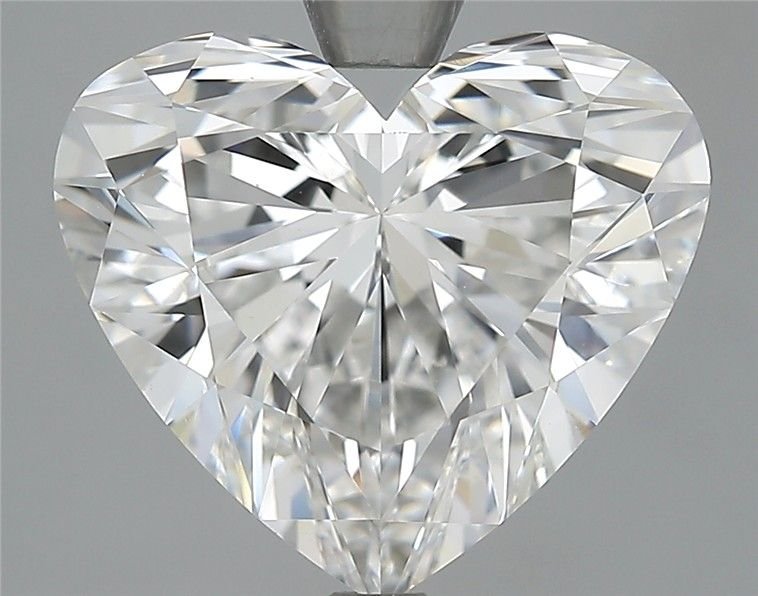5.05ct F VS1 Rare Carat Ideal Cut Heart Diamond