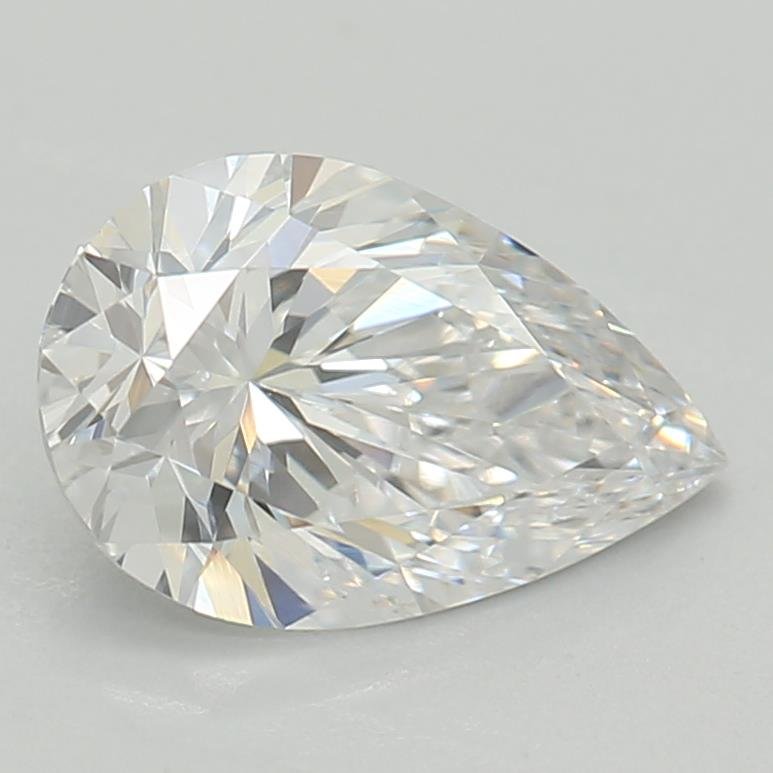 0.73ct D VS1 Very Good Cut Pear Lab Grown Diamond