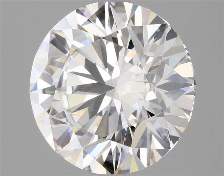 3.44ct G VVS2 Rare Carat Ideal Cut Round Lab Grown Diamond