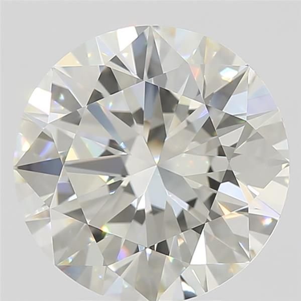 4.15ct K IF Rare Carat Ideal Cut Round Diamond