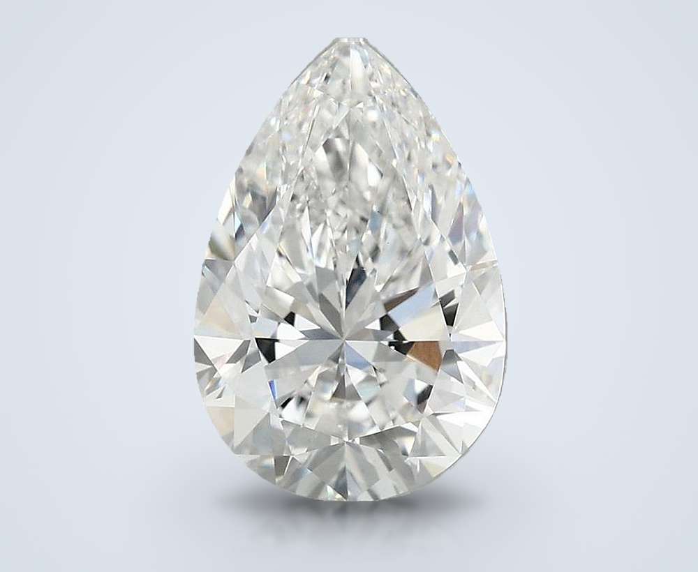 3.00 Carat Pear Lab Diamond