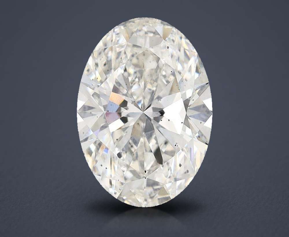 3.48 Carat Oval Lab Diamond