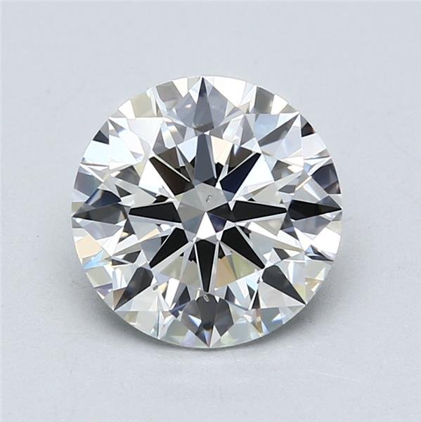 2.37ct D SI1 Rare Carat Ideal Cut Round Lab Grown Diamond