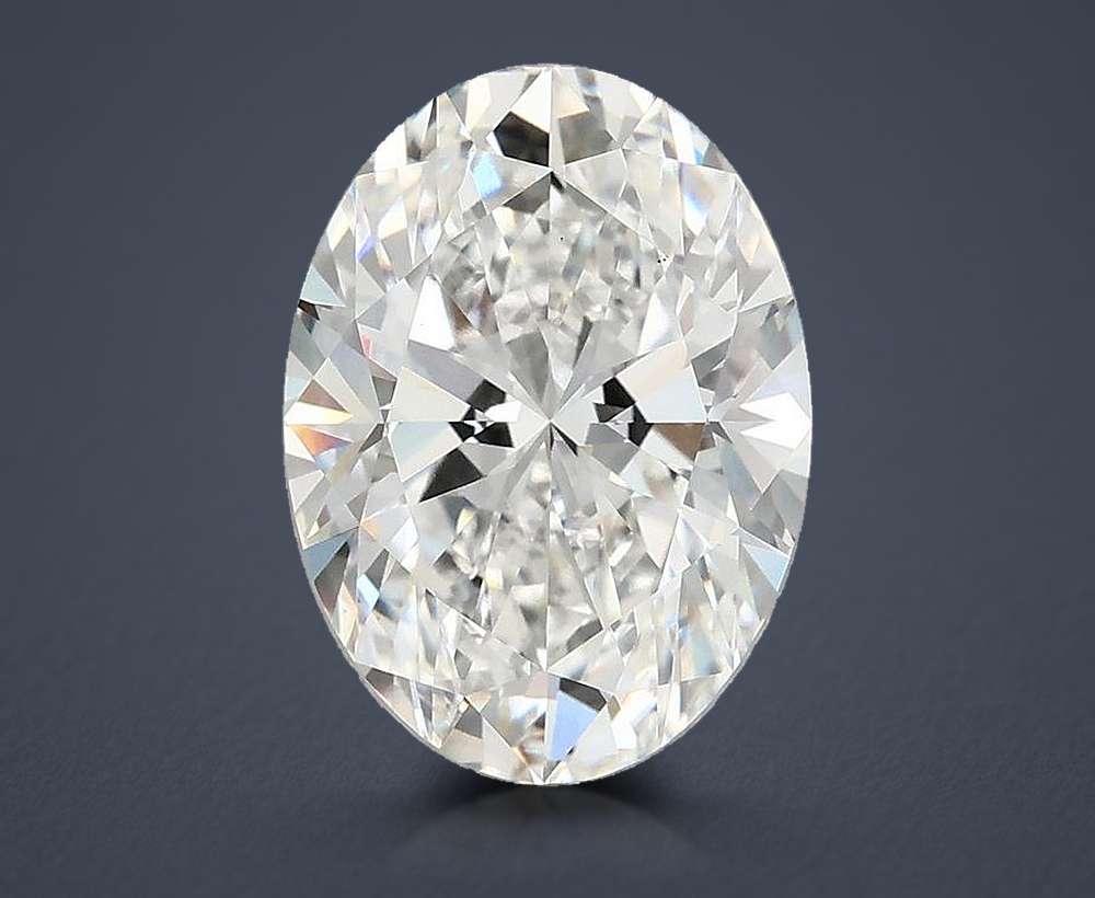 3.82 Carat Oval Lab Diamond