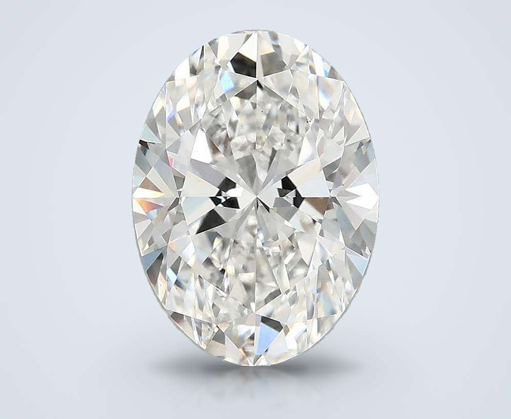3.82 Carat Oval Lab Diamond