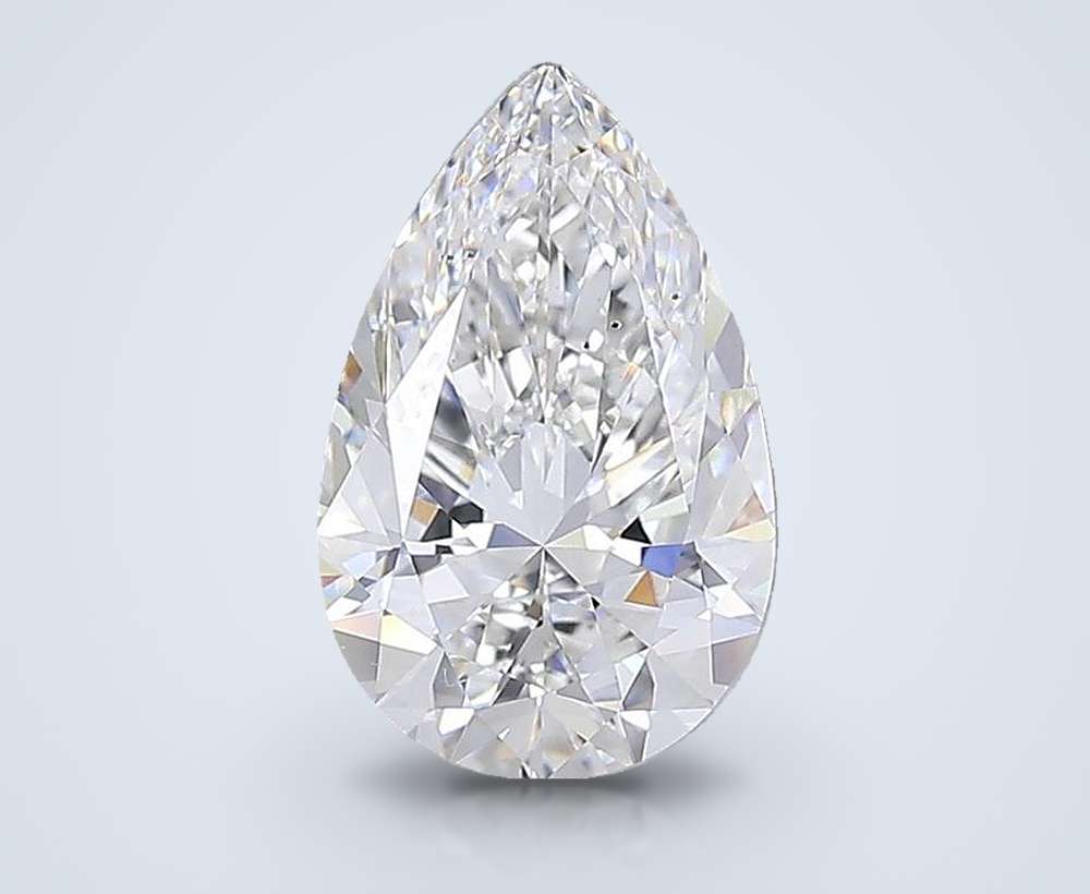 6.52 Carat Pear Lab Diamond