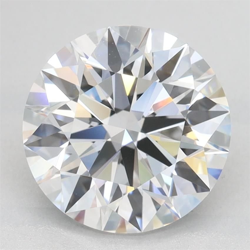 2.61ct D VVS1 Rare Carat Ideal Cut Round Lab Grown Diamond