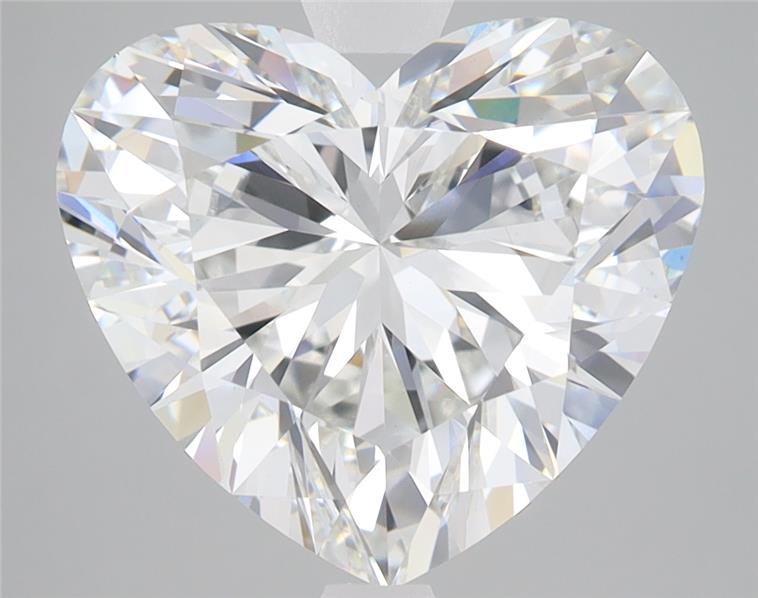 5.06ct F VS1 Rare Carat Ideal Cut Heart Lab Grown Diamond