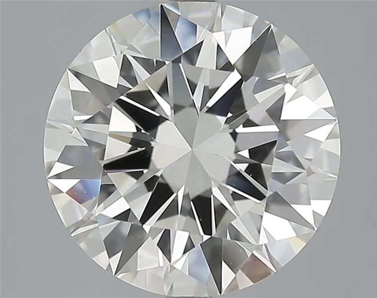 4.10ct J VVS2 Rare Carat Ideal Cut Round Diamond