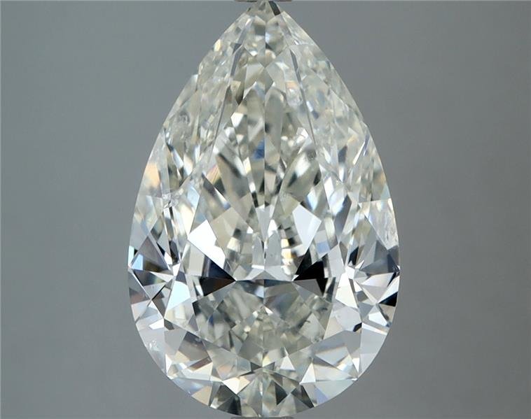 3.52ct J SI2 Rare Carat Ideal Cut Pear Diamond