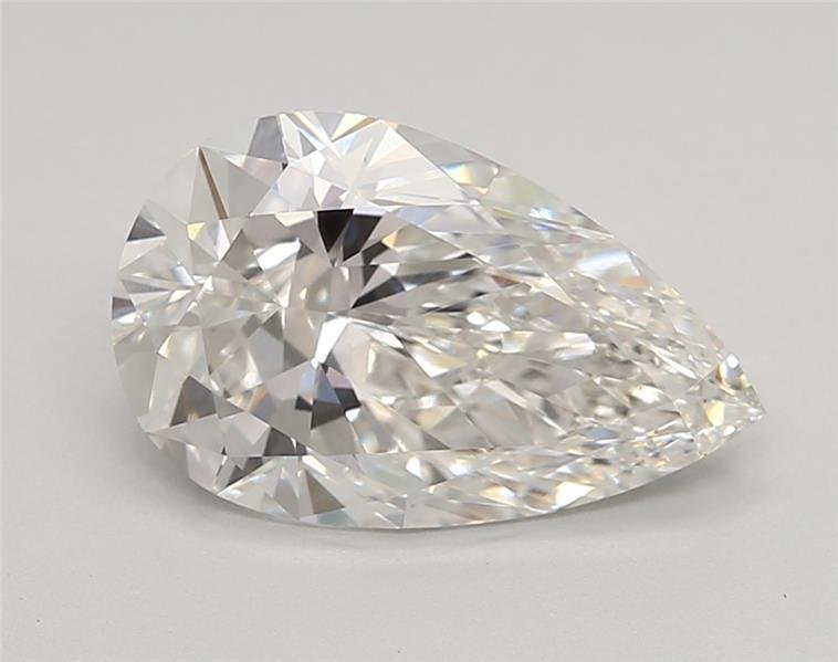 2.51ct F VS1 Rare Carat Ideal Cut Pear Lab Grown Diamond