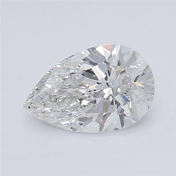 1.37ct F SI1 Rare Carat Ideal Cut Pear Lab Grown Diamond