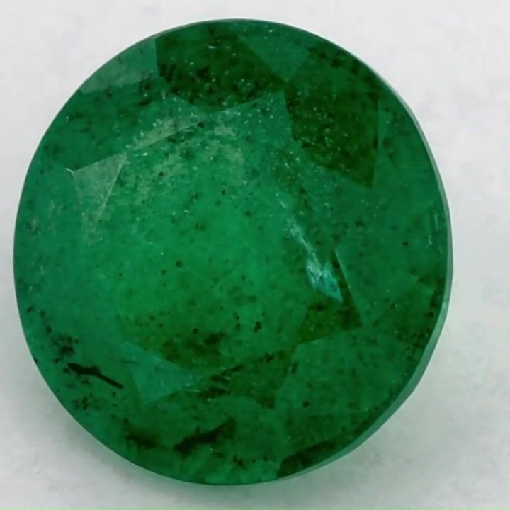 1.50 Carat Green Round Emerald