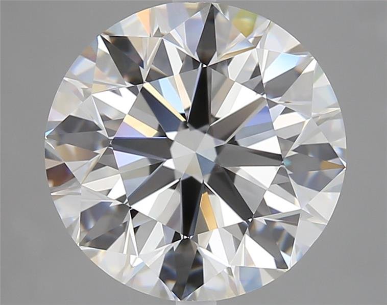 4.01ct F VVS2 Excellent Cut Round Diamond