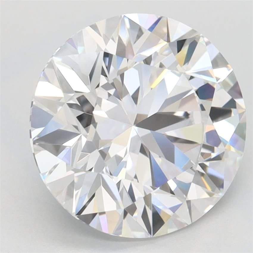 3.17ct D IF Rare Carat Ideal Cut Round Lab Grown Diamond