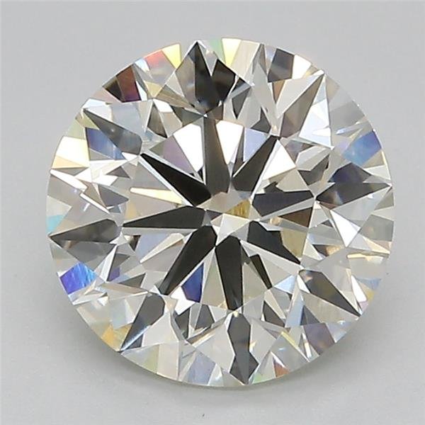 2.72ct J VVS2 Excellent Cut Round Lab Grown Diamond
