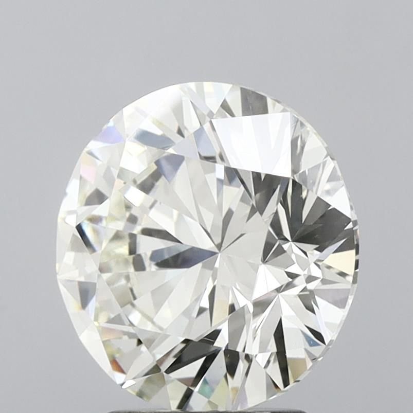 3.44ct J VS1 Very Good Cut Round Lab Grown Diamond