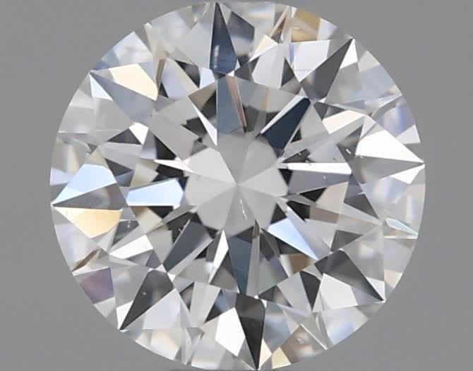 0.69ct D SI1 Rare Carat Ideal Cut Round Diamond