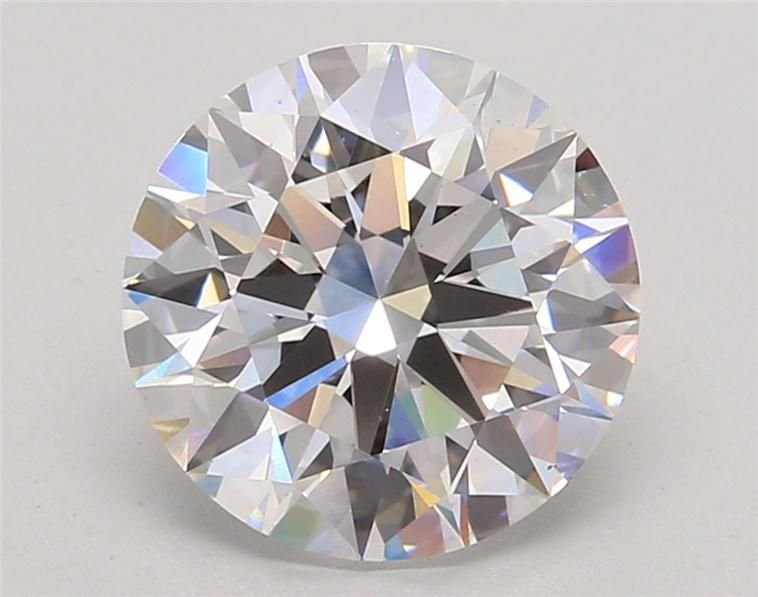 3.05ct D VS2 Rare Carat Ideal Cut Round Lab Grown Diamond