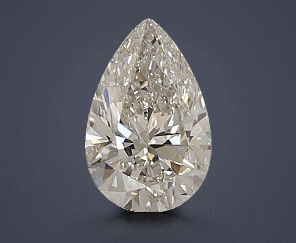 0.74 Carat Pear Lab Diamond
