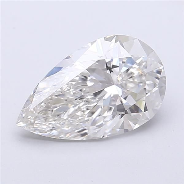 2.39ct F VVS2 Rare Carat Ideal Cut Pear Lab Grown Diamond